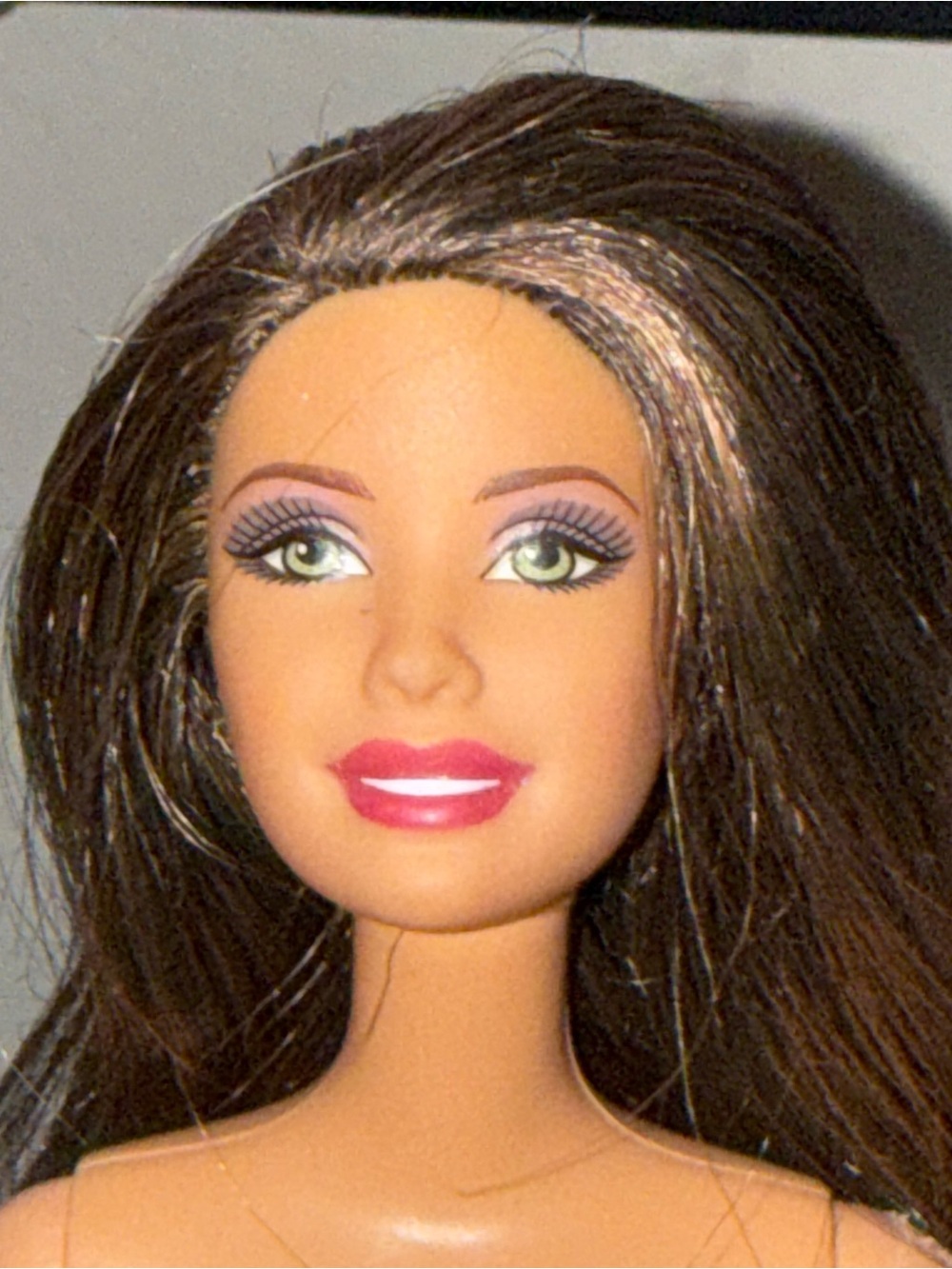 Barbie Mattel Brunette Fashion Nude Doll 11” Tall